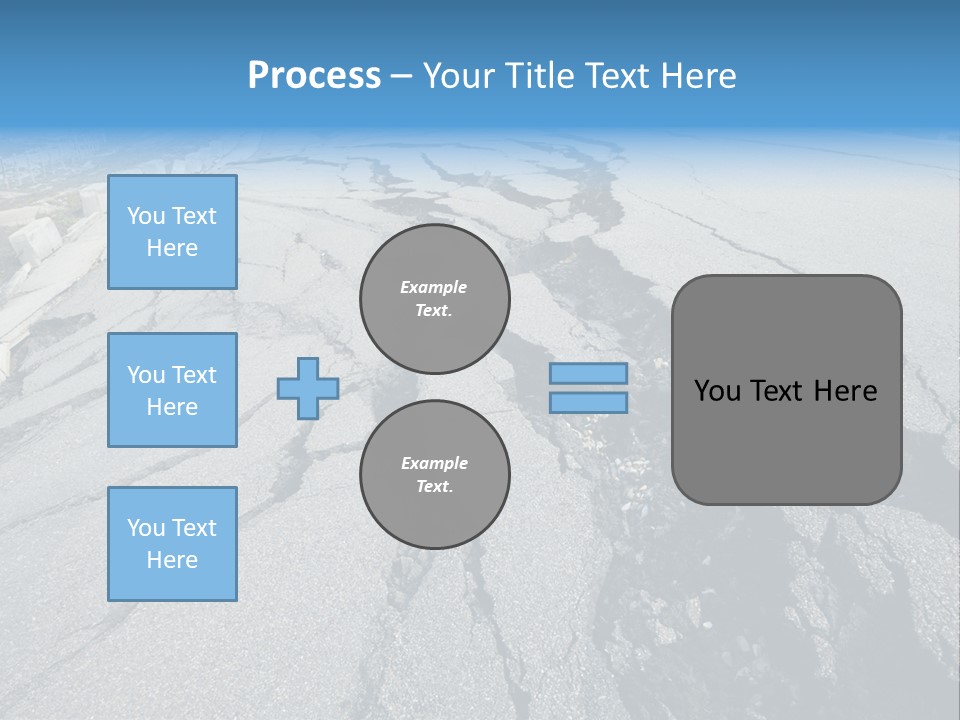 Rock Damage Broken PowerPoint Template