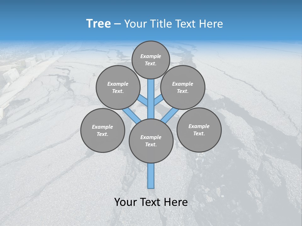Rock Damage Broken PowerPoint Template