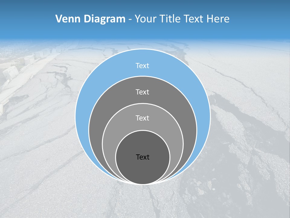 Rock Damage Broken PowerPoint Template