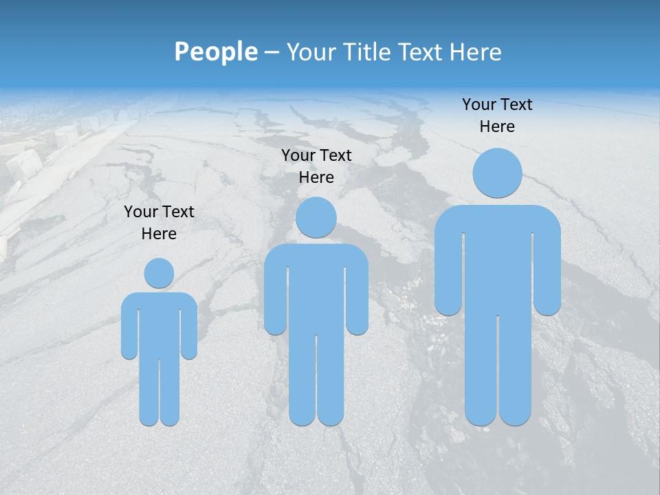 Rock Damage Broken PowerPoint Template