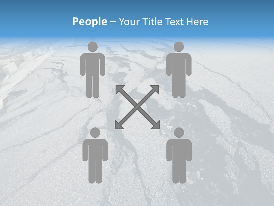 Rock Damage Broken PowerPoint Template