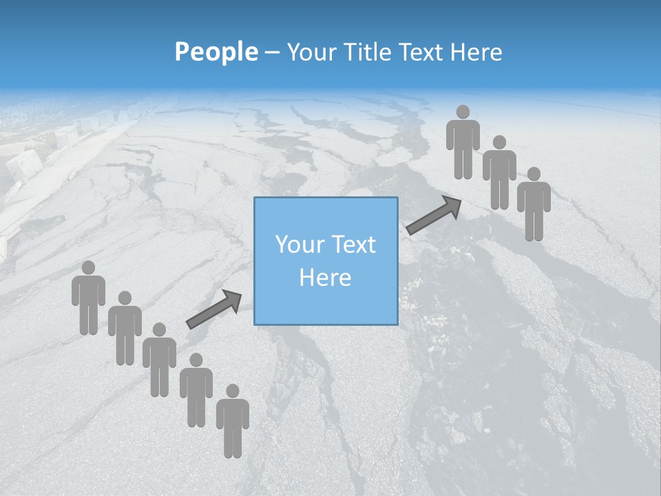 Rock Damage Broken PowerPoint Template