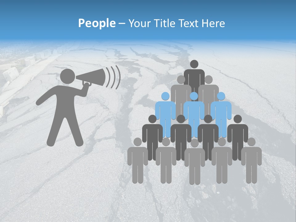 Rock Damage Broken PowerPoint Template