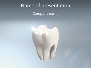 Dental Hospital Whitening PowerPoint Template