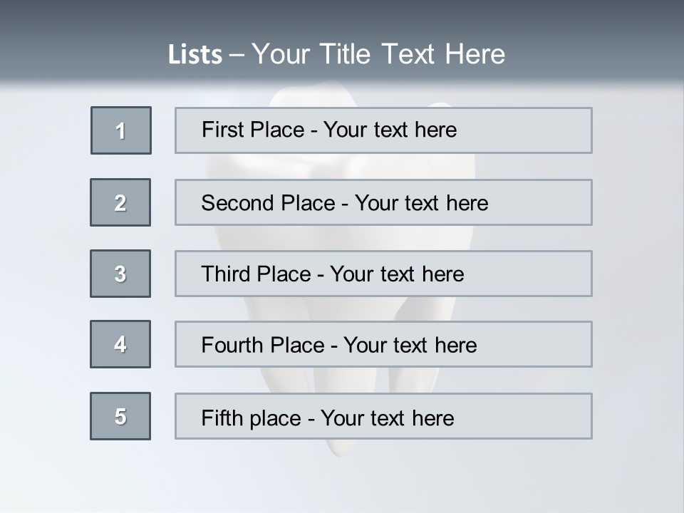 Dental Hospital Whitening PowerPoint Template