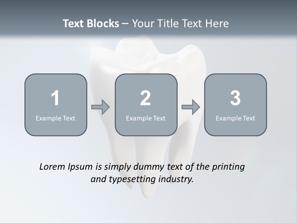 Dental Hospital Whitening PowerPoint Template