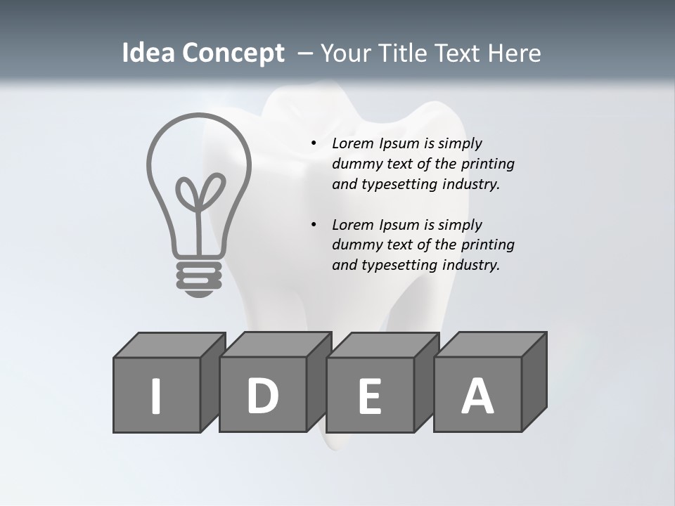 Dental Hospital Whitening PowerPoint Template