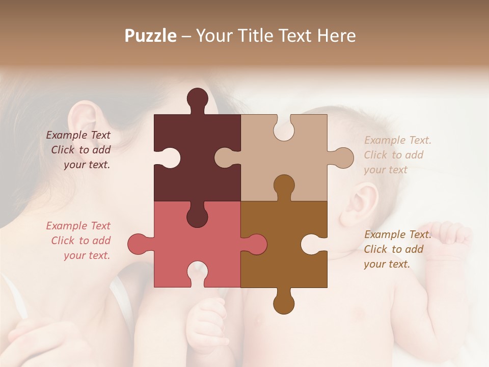 Skin Comfortable Hand PowerPoint Template