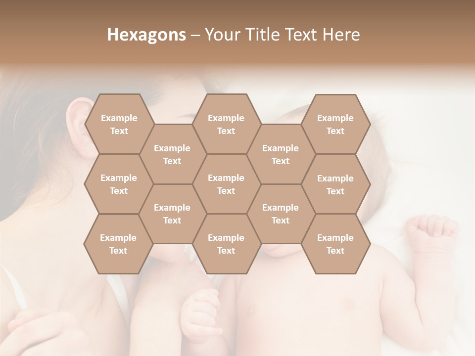 Skin Comfortable Hand PowerPoint Template