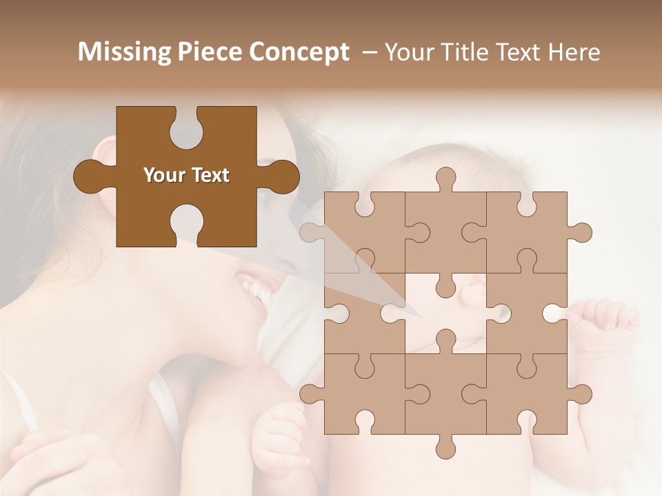 Skin Comfortable Hand PowerPoint Template