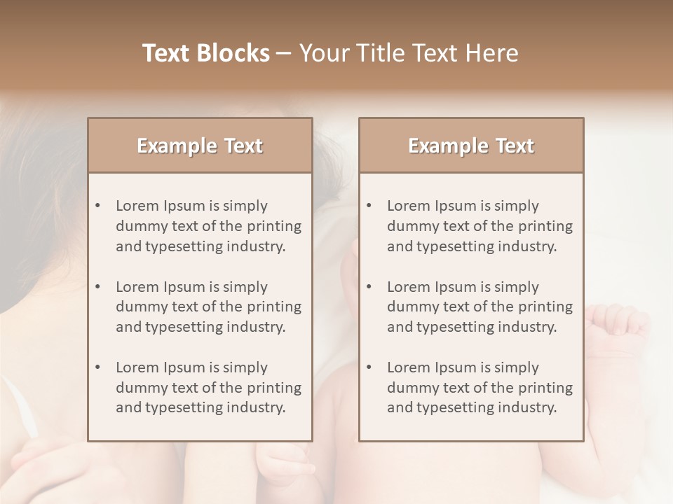 Skin Comfortable Hand PowerPoint Template