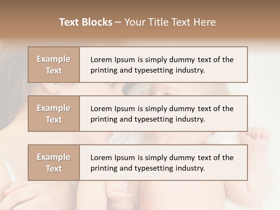 Skin Comfortable Hand PowerPoint Template