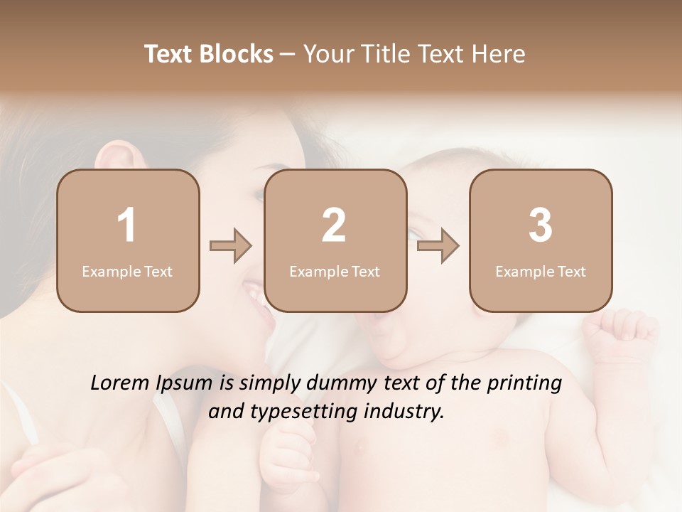 Skin Comfortable Hand PowerPoint Template