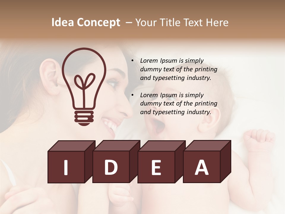 Skin Comfortable Hand PowerPoint Template
