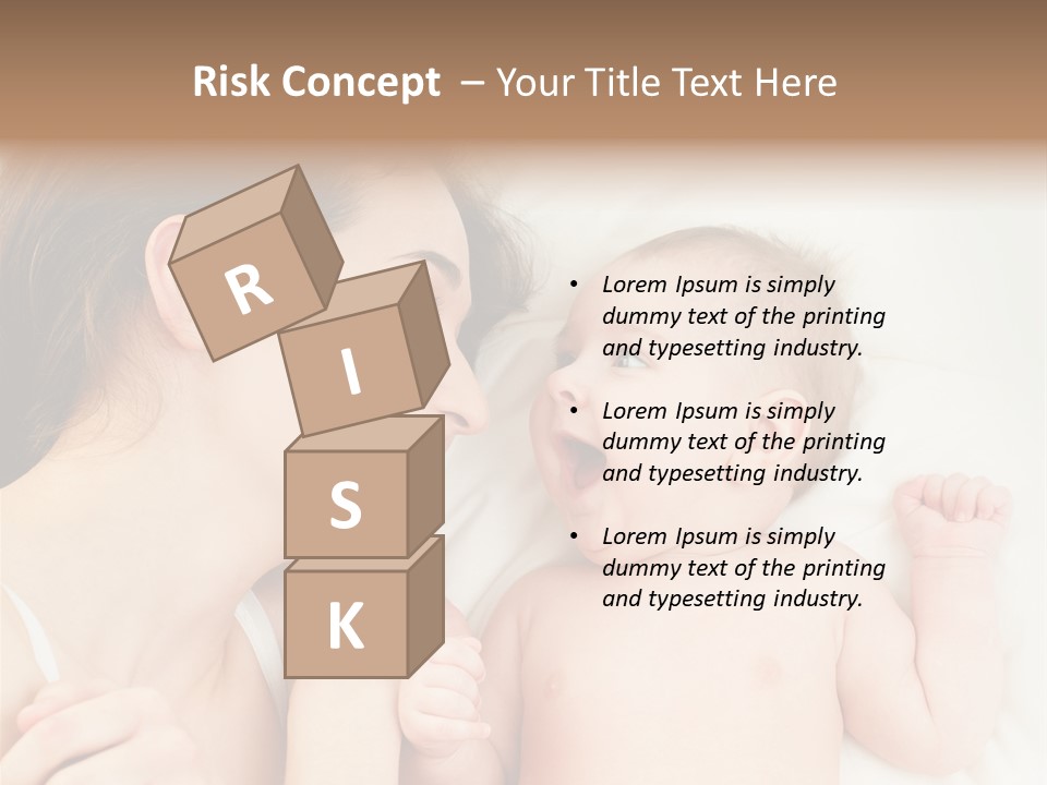 Skin Comfortable Hand PowerPoint Template