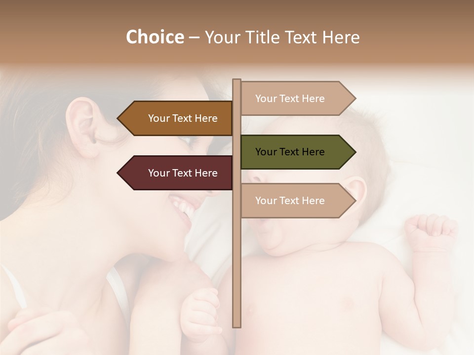 Skin Comfortable Hand PowerPoint Template