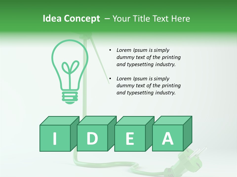 Environment Power Warming PowerPoint Template