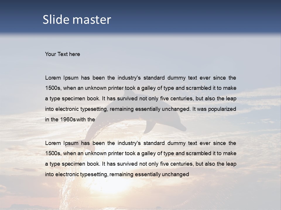 Conch Sky Animal PowerPoint Template