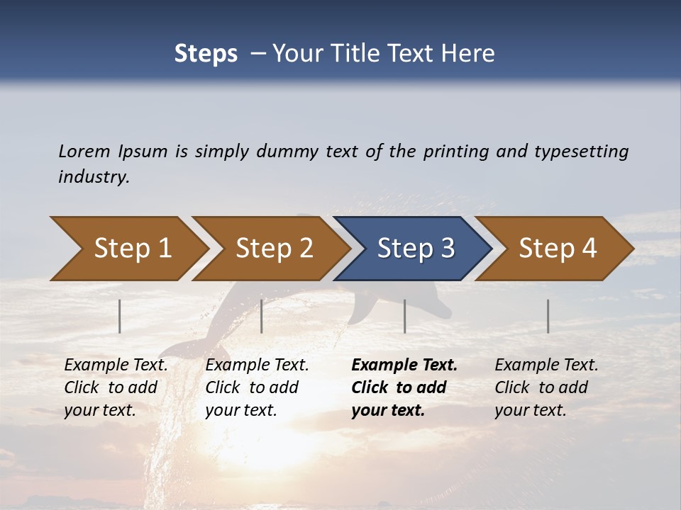 Conch Sky Animal PowerPoint Template