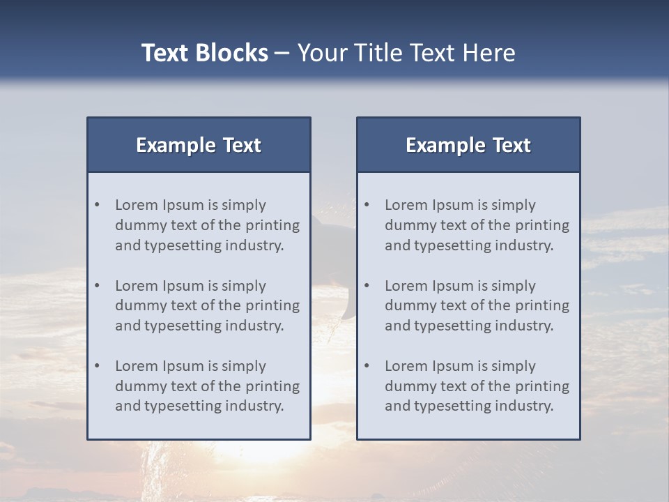 Conch Sky Animal PowerPoint Template