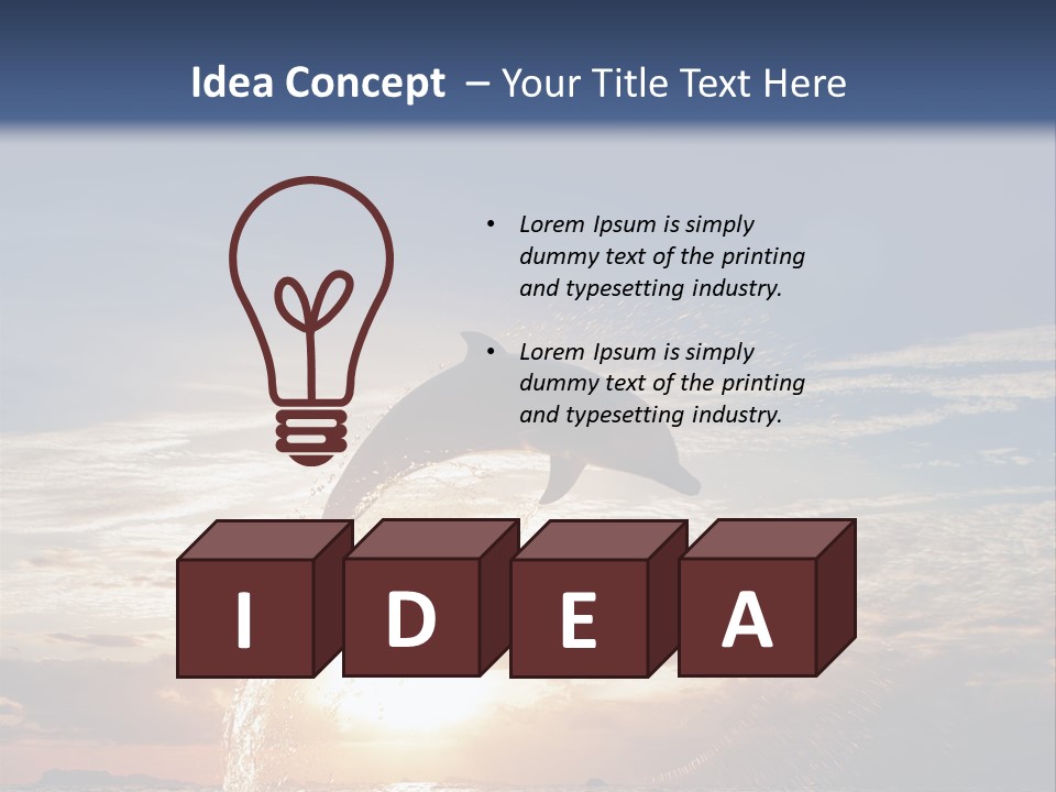 Conch Sky Animal PowerPoint Template