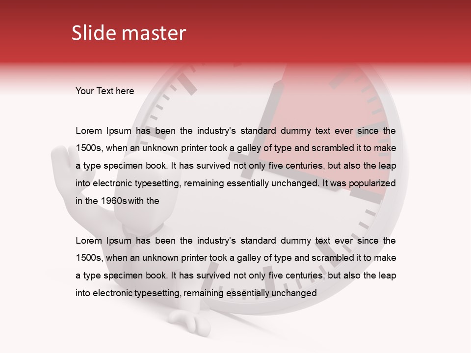 Person Awake Man PowerPoint Template