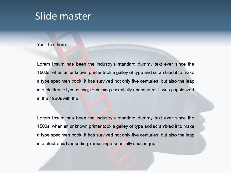 Mind Red Neurology PowerPoint Template