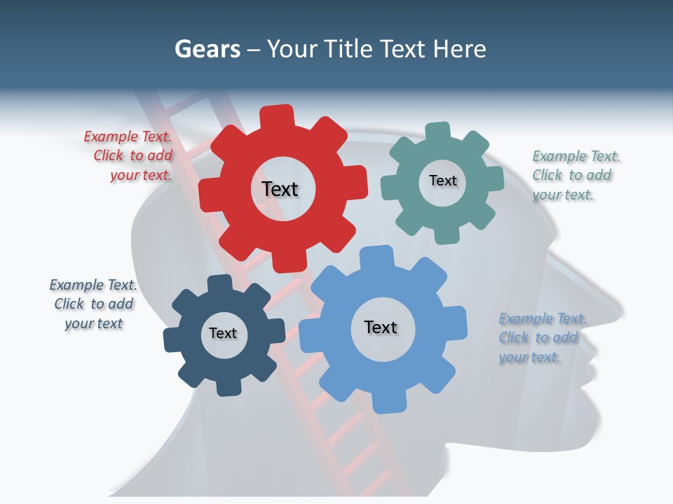 Mind Red Neurology PowerPoint Template