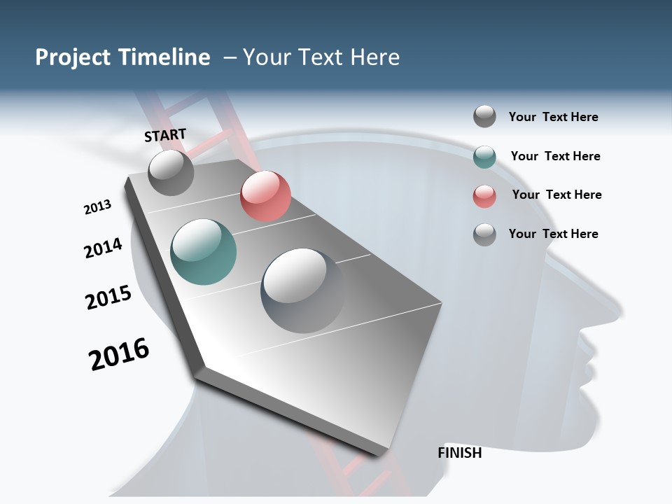 Mind Red Neurology PowerPoint Template