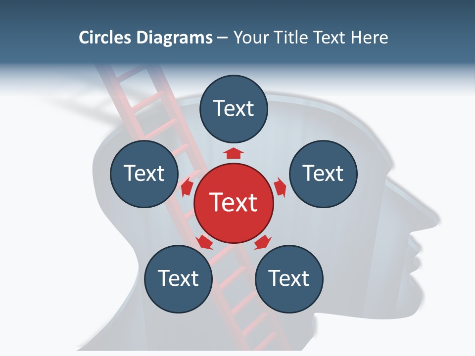 Mind Red Neurology PowerPoint Template