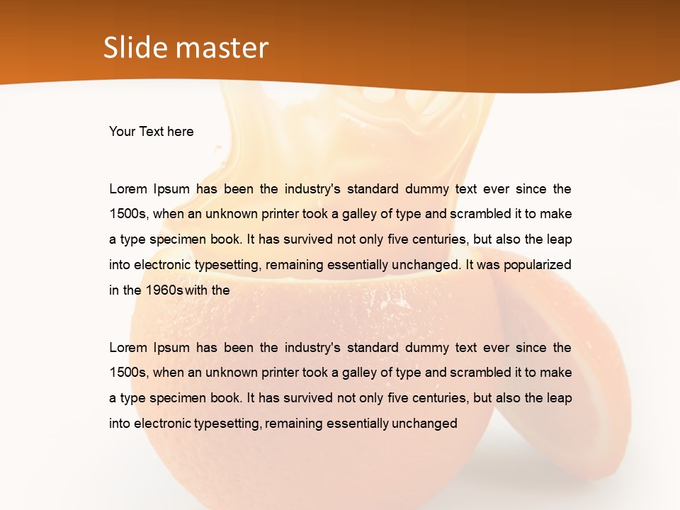 Expression Fresh Health PowerPoint Template