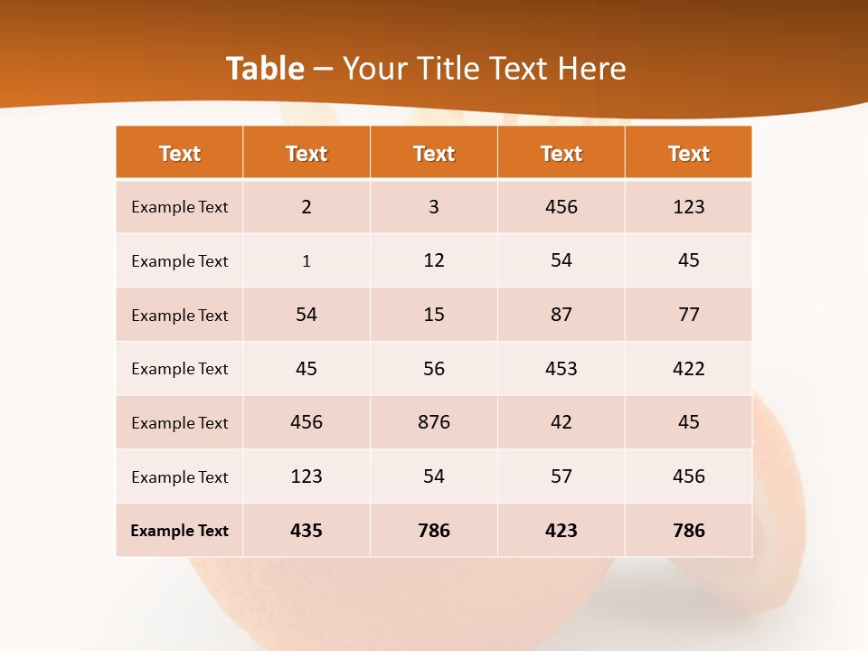 Expression Fresh Health PowerPoint Template