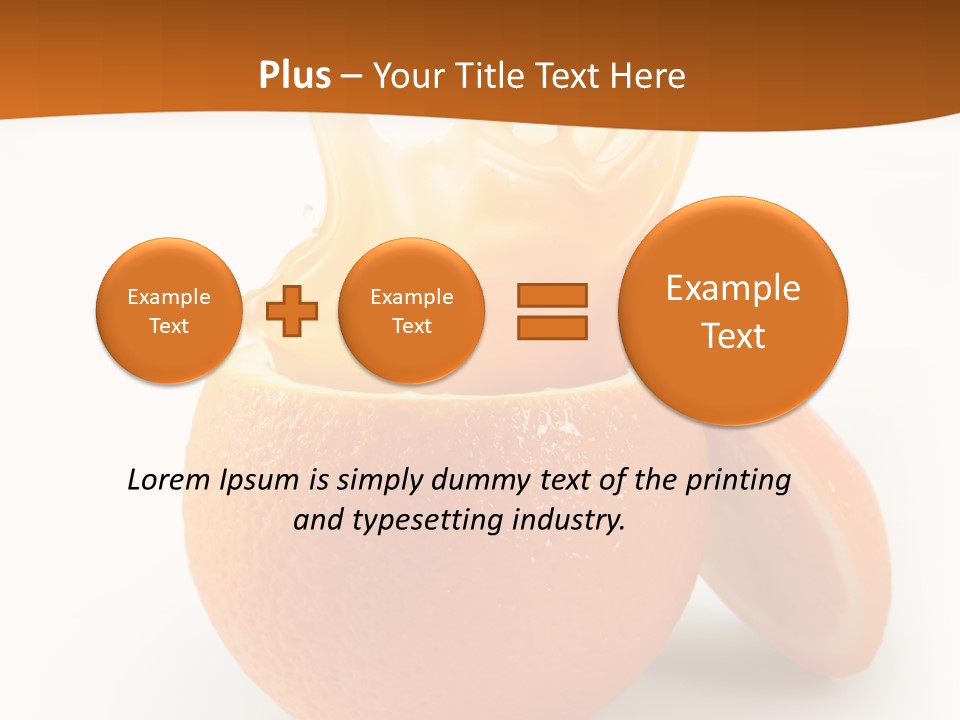 Expression Fresh Health PowerPoint Template