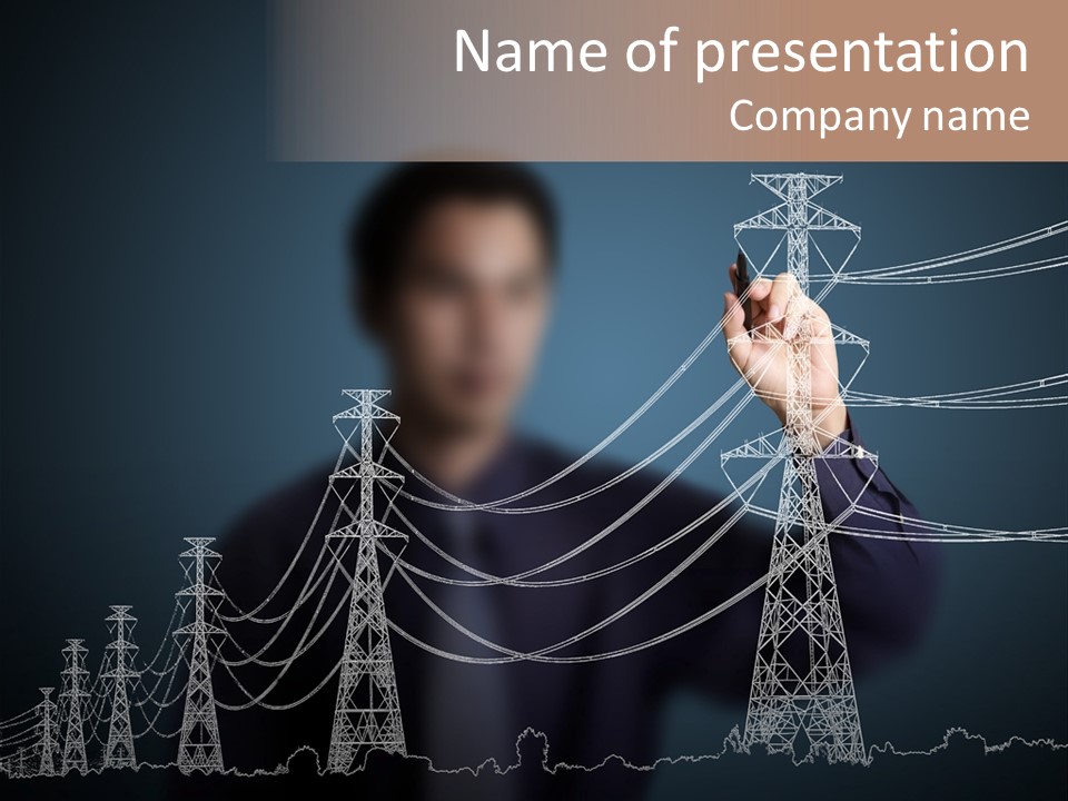 Volt Supply Technology PowerPoint Template