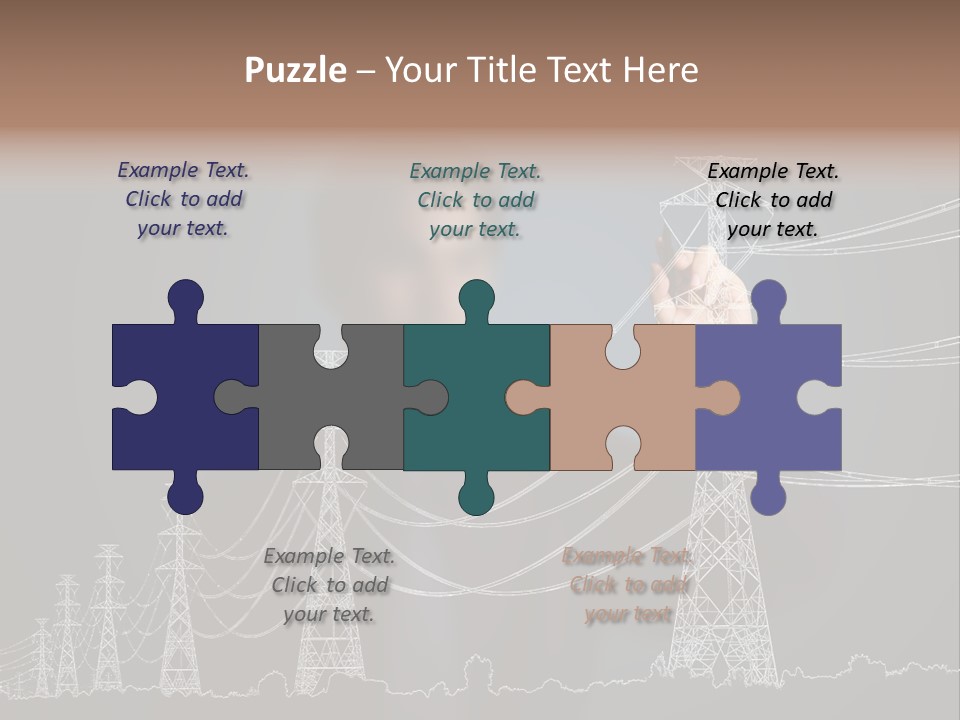 Volt Supply Technology PowerPoint Template