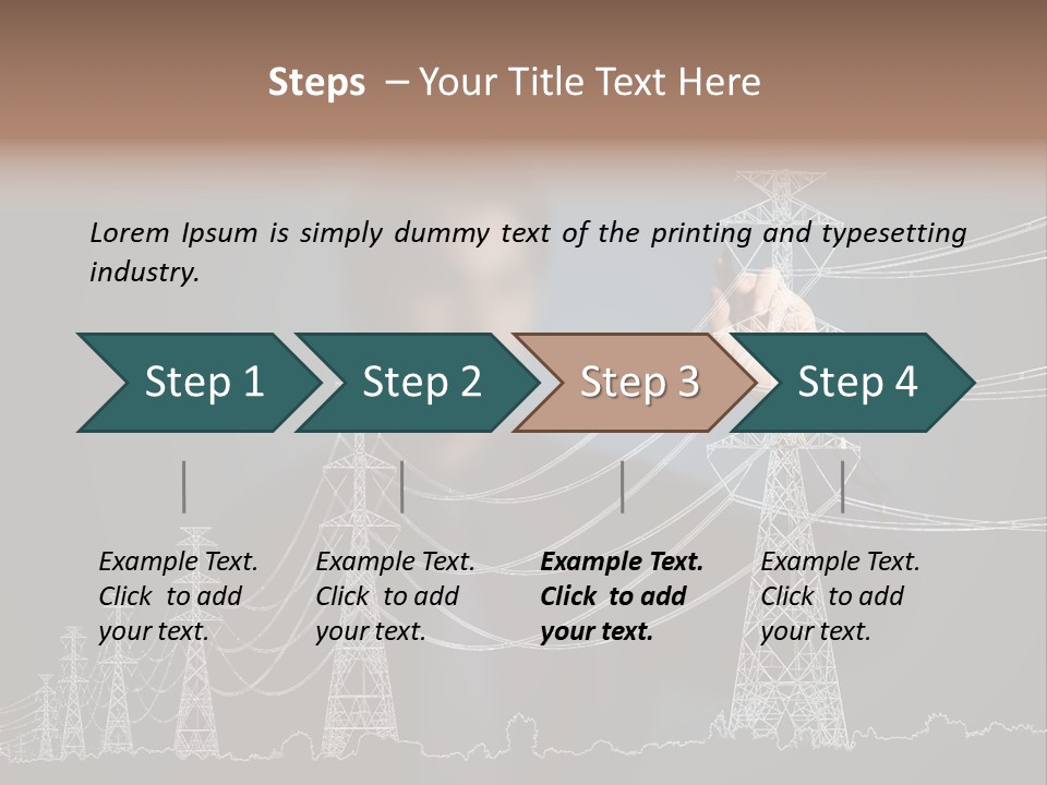 Volt Supply Technology PowerPoint Template