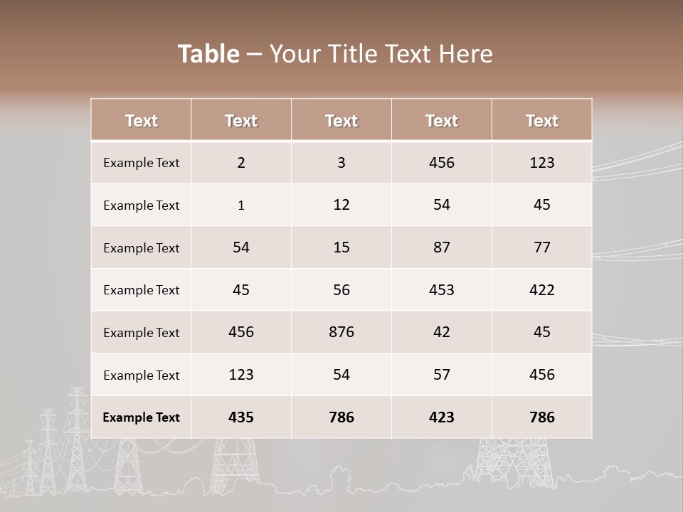 Volt Supply Technology PowerPoint Template