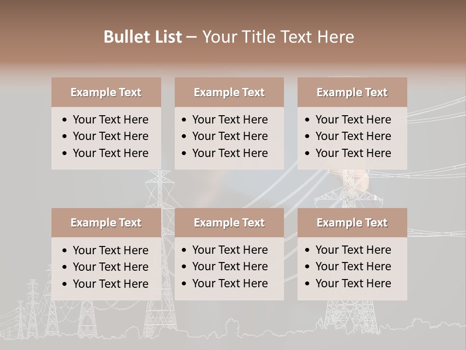 Volt Supply Technology PowerPoint Template
