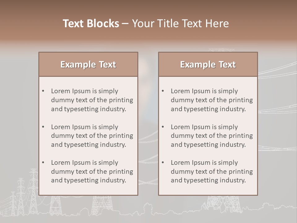 Volt Supply Technology PowerPoint Template