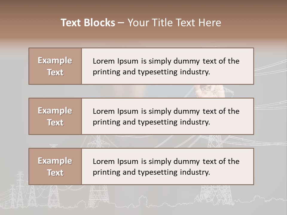 Volt Supply Technology PowerPoint Template