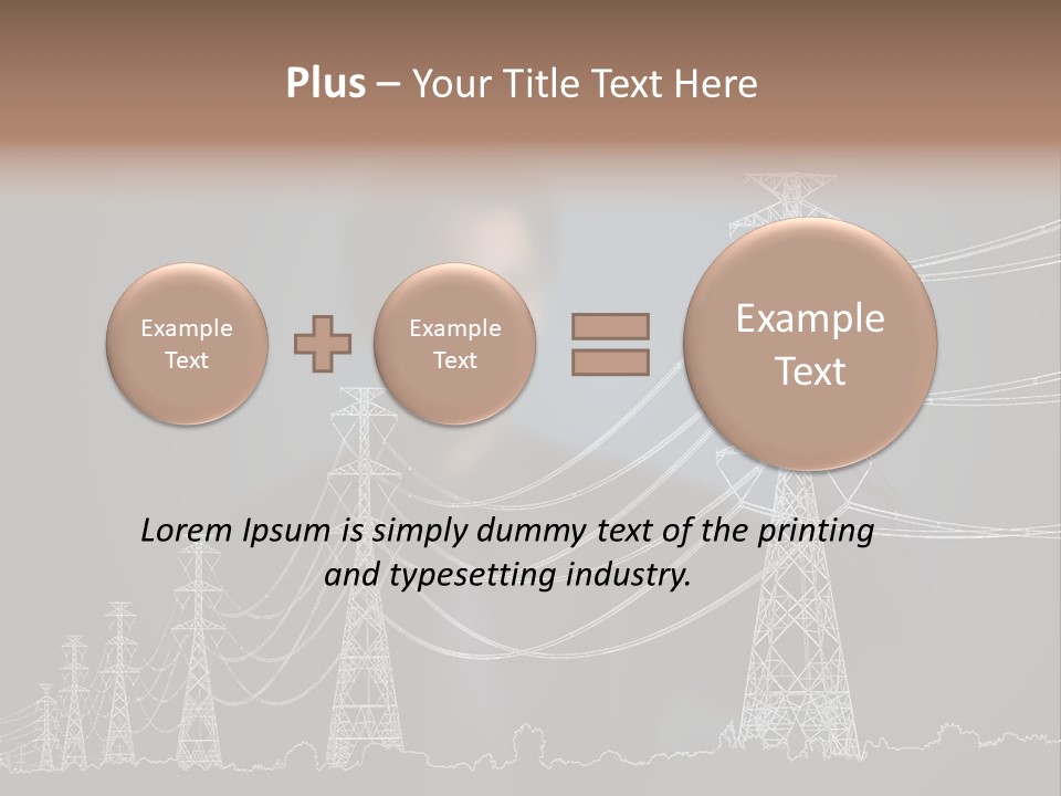 Volt Supply Technology PowerPoint Template