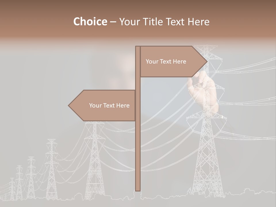 Volt Supply Technology PowerPoint Template