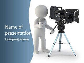 Digital Television Picture PowerPoint Template
