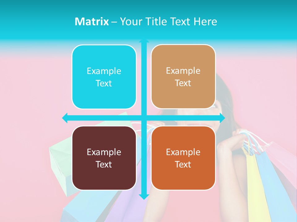 Funky Women Person PowerPoint Template