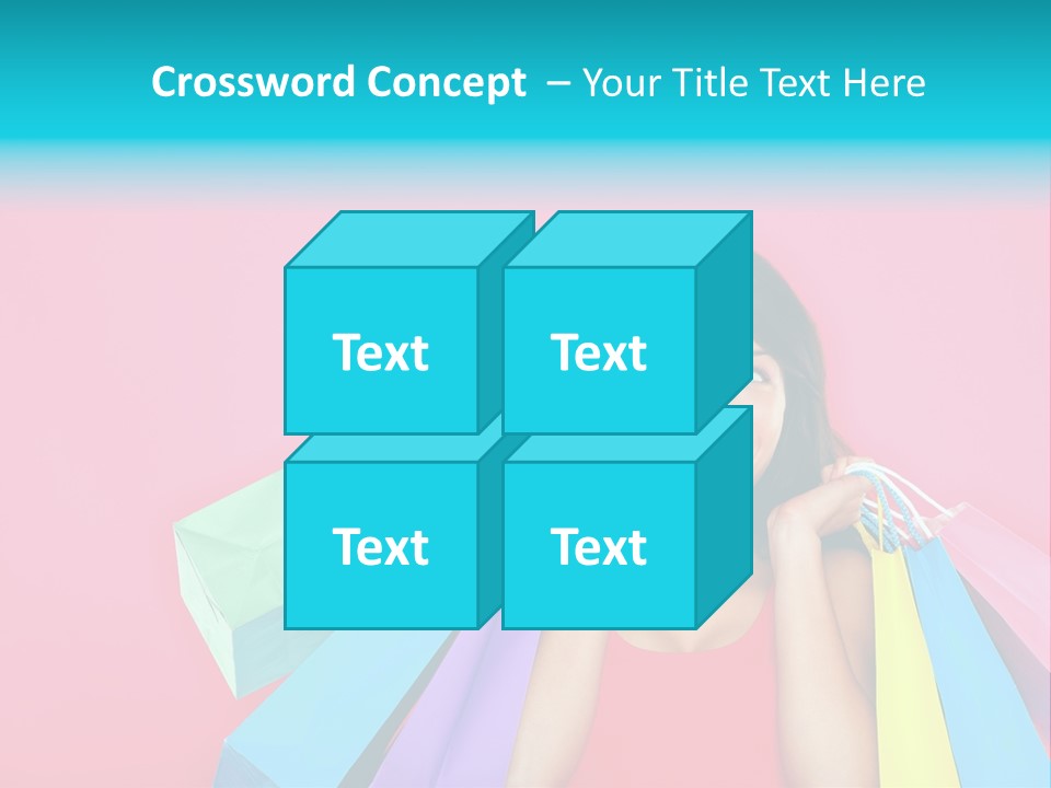 Funky Women Person PowerPoint Template