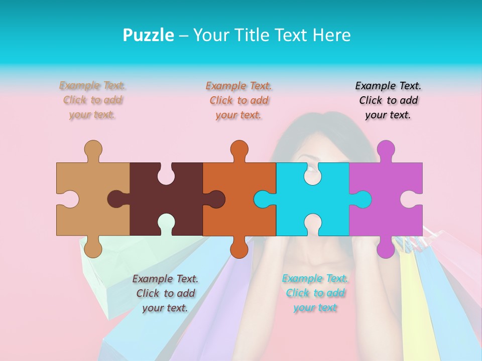 Funky Women Person PowerPoint Template