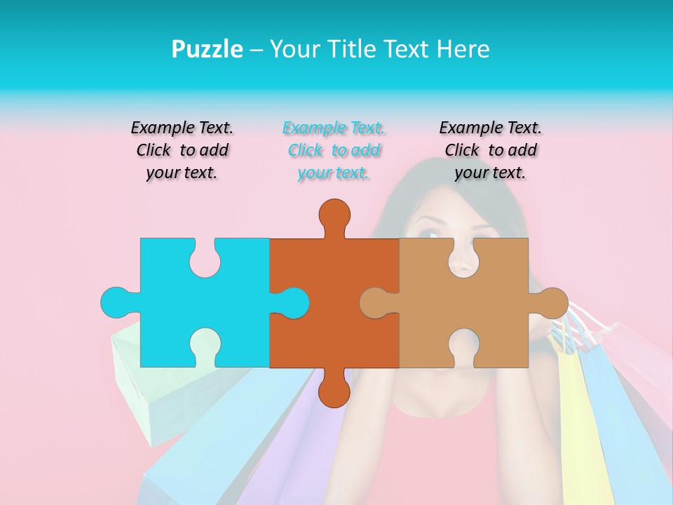 Funky Women Person PowerPoint Template