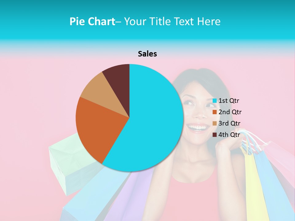 Funky Women Person PowerPoint Template