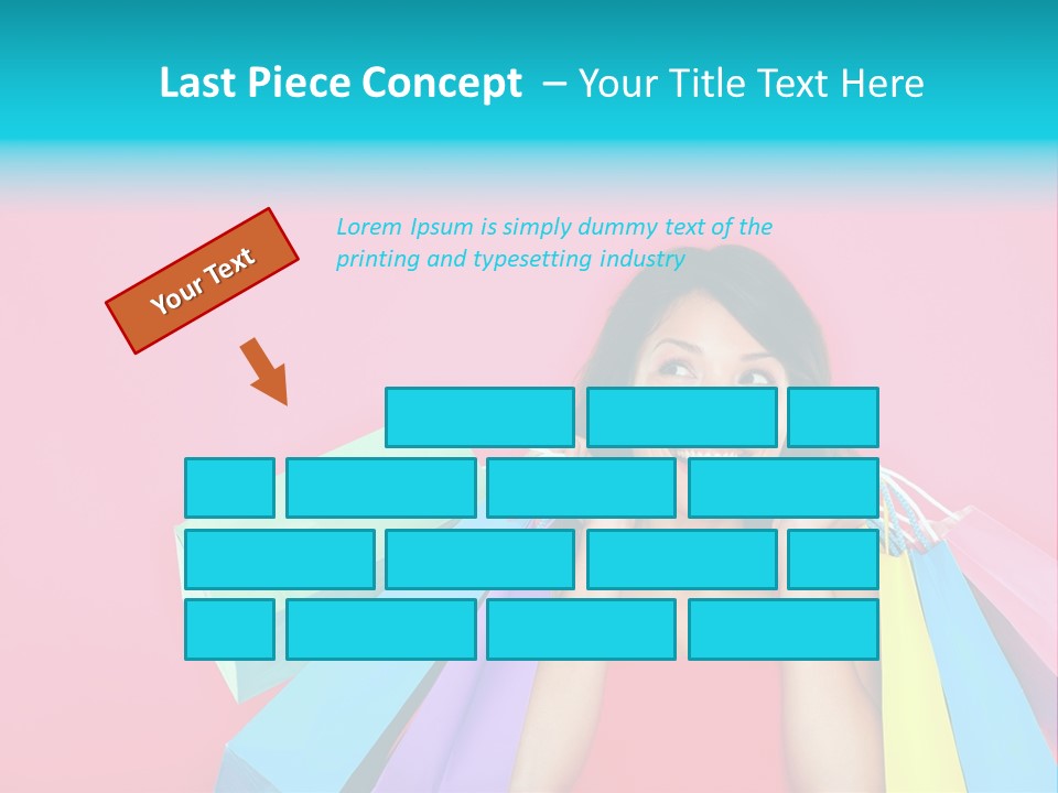 Funky Women Person PowerPoint Template