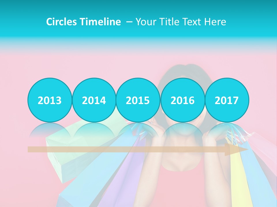 Funky Women Person PowerPoint Template